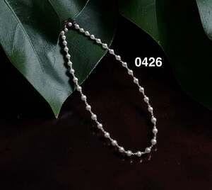 Paparazzi Behind the Scenes Silver and Grey Pearl Necklace